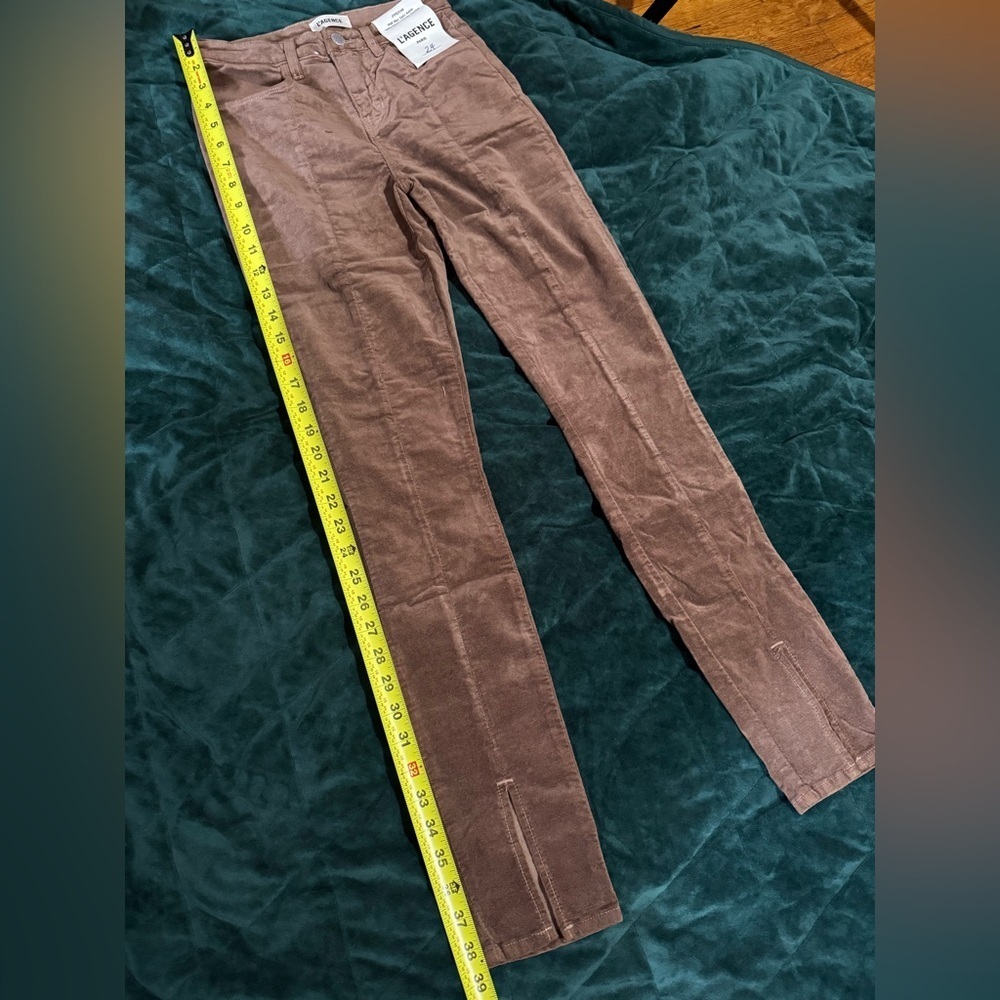 L'AGENCE Brown High Rise Pants - Picture 8 of 9